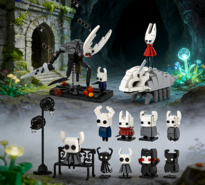 Colección de Figuras de Bloques Hollow Knight